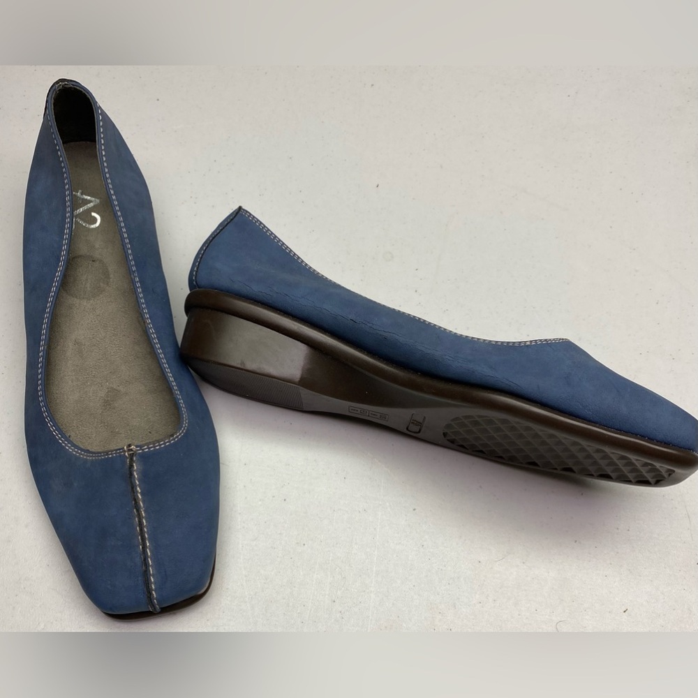 A2 by Aerosoles DENIM BLU Microfibre Flats, 8 Spring Sale